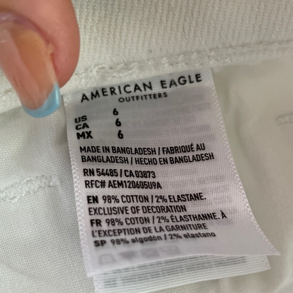 american eagle jean shorts size 6 - Picture 4 of 4